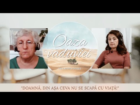 "From death to life!" - Veronica Vancu