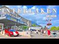 INTERLAKEN SWITZERLAND Cute Town Between 2 Lakes Walking Tour In Region Jungfrau 4K HDR