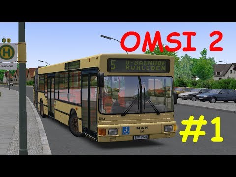 Let's Play OMSI 2 Teil 1 - Linie 5 Nervenklinik - U Ruhleben (MAN NG272)