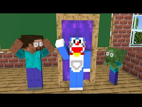 Monster School : Magic Door - Funny Minecraft Animation