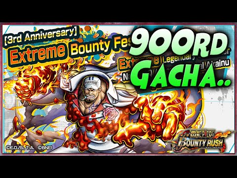 BANJIR EX!! 900rd GACHA AKAINU EX "ATKer RED IMBA GA NGOTAK!!" 🔥 ONE PIECE BOUNTY RUSH