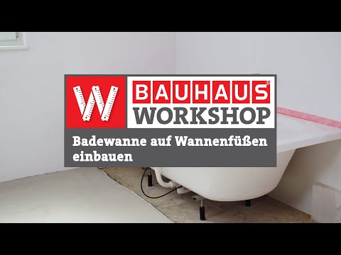 How to properly install and clad a bathtub [Instructions] | BAUHAUS Workshop