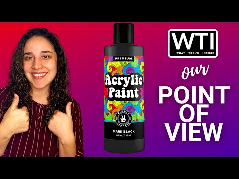 Hippie Crafter Black Acrylic Paint - WTI product video review
