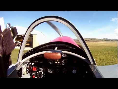 Flying the Yak 3 at Omaka.