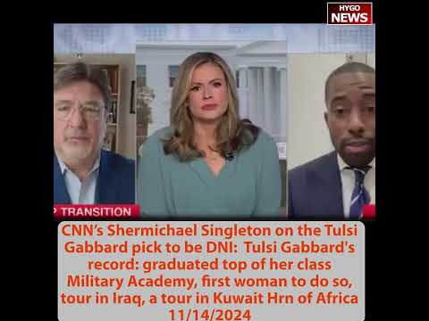 Trump & Musk join Chris Macchio in singing; CNN’s Shermichael on Tulsi Gabbard to be DNI