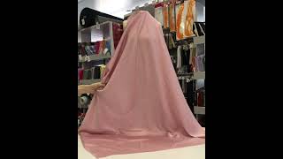 8028-71 Искусственный шёлк цвет Розово-пудровый 100 гр/м2, 150 см на YouTube 1