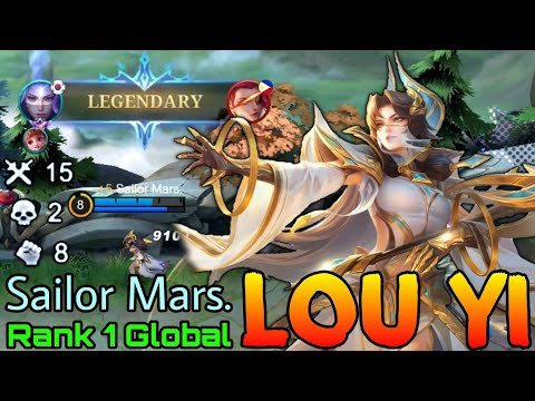 Oracle of Sol Lou Yi Legendary Gameplay - Top 1 Global Lou Yi by Sailor Mars. - Mobile Legends