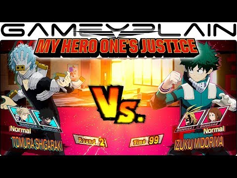 My Hero: One's Justice Gameplay - Shigaraki VS Midoriya
