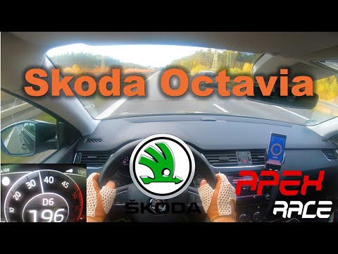 🚗 Skoda Octavia Combi 1.6 TDI DSG | Top Speed German Autobahn | 4k