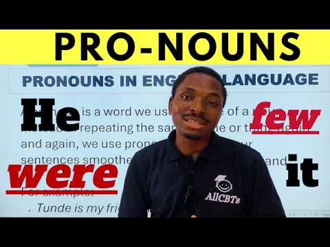 WAEC, JAMB, NECO 2026: Pronouns in English | Types + Examples