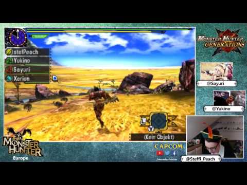 Monster Hunter Generations I Live @ Twitch 13.02.2017 (Part 2) I Nintendo 3DS