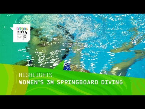 Wu Shengping Wins Women's 3m Diving Gold - Highlights | Nanjing 2014 Youth Olympic Games