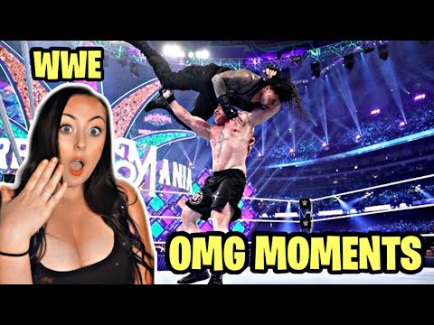 Girl Watches WWE OMG Moments for the First Time Reaction!