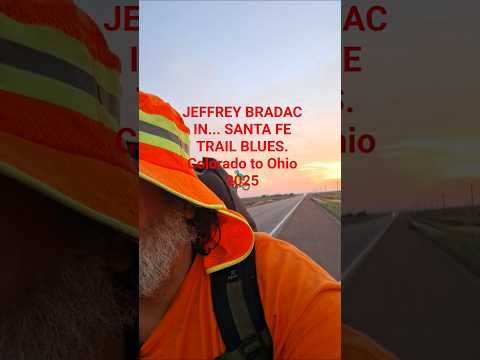 🚴‍♂️JEFFREY BRADAC IN SANTA FE TRAIL BLUES. DESOLATION ON THE BICYCLE TOUR FTOM COLORADO TO OHIO