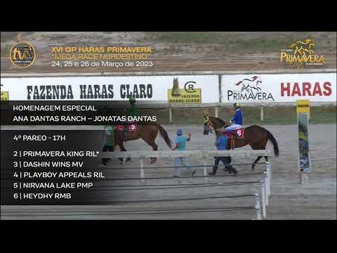 4° PÁREO CLASSIFICATÓRIO GP HARAS PRIMAVERA  - 2023