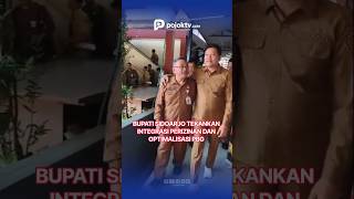 BUPATI SIDOARJO TEKANKAN INTEGRASI PERIZINAN DAN OPTIMALISASI PBG DALAM ROADSHOW KE P2CKTR
