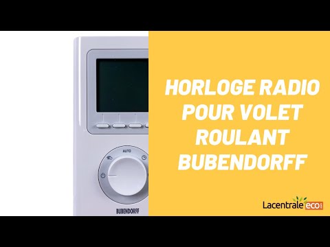 Horloge radio ID2 pour volet roulant Bubendorff ID2