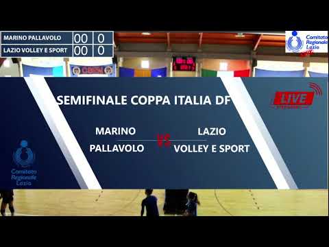 SEMIFINALE COPPA ITALIA DF - Fipav Lazio: Marino - Lazio VeS