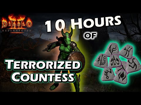 I Kill Terrorized Countess For 10 Hours - Diablo 2 Resurrected - Drop Highlights