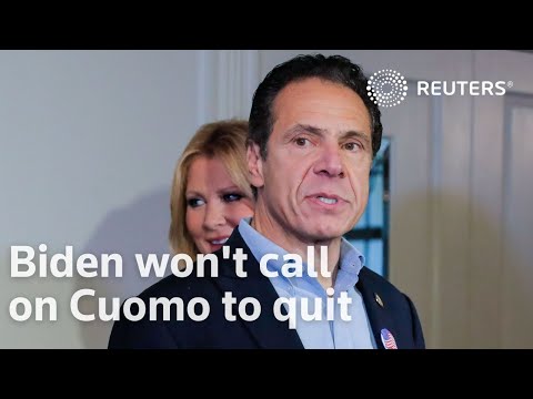 拜登拒絕呼籲庫莫退出 (Biden declines to call on Cuomo to quit)