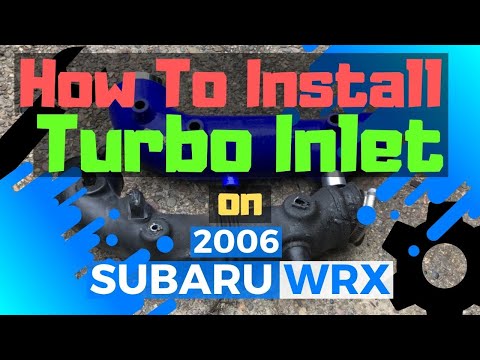 How to install Turbo Inlet on Subaru WRX