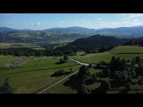 Pustka na skraju Poręby Wielkiej i Niedźwiedzia - Piękne Gorce