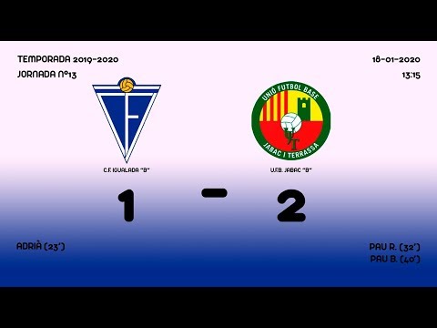 Resum C.F. Igualada "B" - U.F.B. Jabac "B"