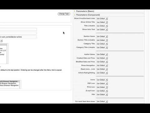 Joomla 1 5 Beginner Lesson 15 Linking to an Article