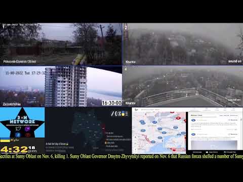 Ukraine Live cams, Ukraine alert system, News Update, Liveumap 11/07/2022