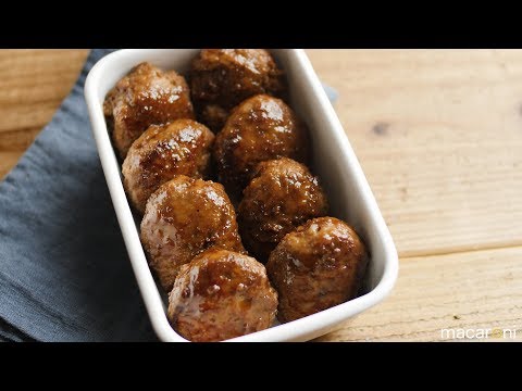 【作り置き】お弁当にいいね。照り焼きハンバーグ の レシピ 作り方