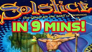Solstice (NES) speedrun contest in 9:49 - recorded in 2000!