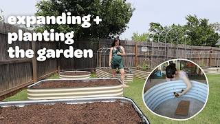 Expanding My Vegetable/Flower Garden + First Tour of 2026! 🥒🌸🍅🌼🌽