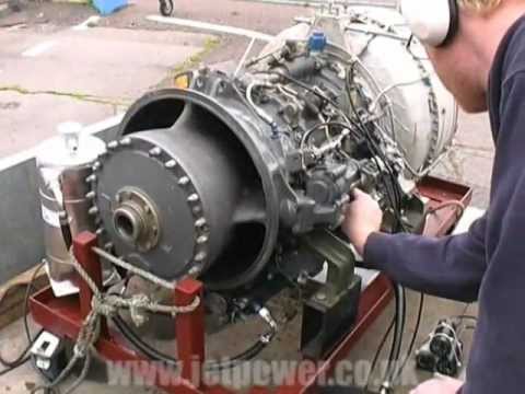 jetpower.co.uk - 11/10/2011 - Third run of an early Lycoming T53.