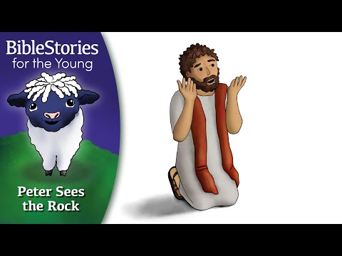 Day 262 Peter: Seeing the Rock with Heaven Eyes ~ Daily Bible Stories for Children & Learners