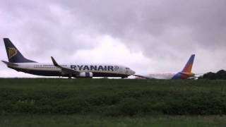 preview picture of video 'A Walk Around Runway 14 at Leeds Bradford Airport, Yeadon, Leeds, UK - 16th June, 2012 (720 HD)'