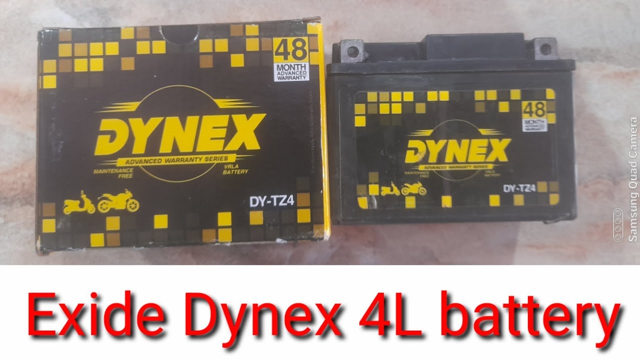 Watch video low cost exide battery for bike/Exide-Dynex battery/battery unboxing &review Now low cost exide battery for bike/Exide-Dynex battery/battery unboxing &review