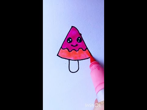 How to draw easy Icecream  #arts #easydrawing #furkanarts