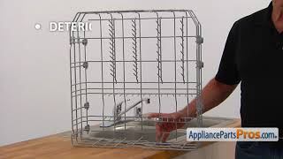 How to Bosch/Thermador/Gaggenau Lower Dishrack Assembly 20000533