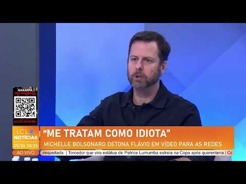Racha de Michelle com Flávio mostra fraqueza do bolsonarismo. Confira o comentário de Cesar Calejon.