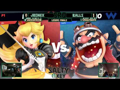 jBoneX (Peach) Vs Balls (Wario) | Losers Finals | Salty Key #228