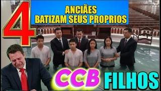 COISA LINDA 4 ANCIÃES BATIZANDO SEUS FILHOS 4 FILHOS NA CCB -EMOCIONOU ATÉ OUTRAS IGREJAS  VEJA#ccb