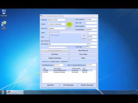 Asset Tracking Database Software
