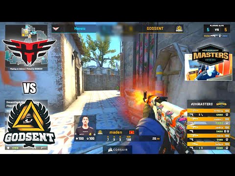 QUARTER FINAL!! Heroic vs GODSENT - DreamHack Masters Winter | CSGO HIGHLIGHTS