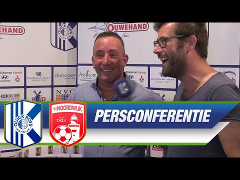 Persconferentie na Quick Boys - Noordwijk (1-1)