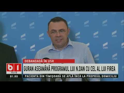 STIRI B1 ORA 15.00 DIN 29 FEB 2020.DEBANDADA IN USR:GURAN ASEAMANA PROGRAMUL LUI N.DAN CU AL G.FIREA