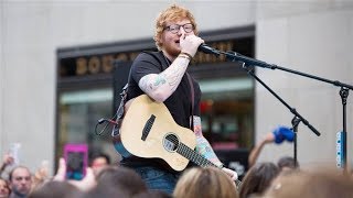 Ed Sheeran performs Thinking Out Loud on Today Show