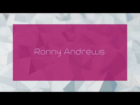 Ronny Andrews - appearance