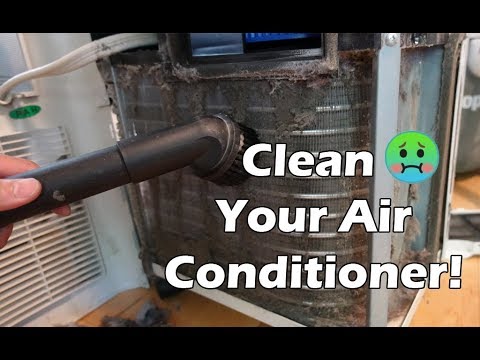 How to clean a portable air conditioner