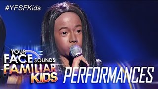 Your Face Sounds Familiar Kids Finale: Justin Alva as Arnel Pineda - Don't Stop Believing