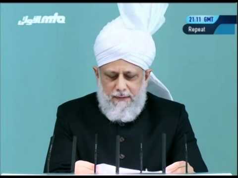 English Friday Sermon 2nd September 2011 - Islam Ahmadiyya